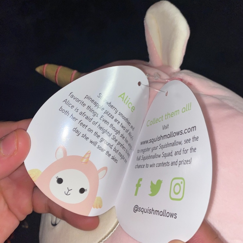 12” ALICE THE LLAMA PEGACORN EASTER SQUISHMALLOW - Picture 2 of 4